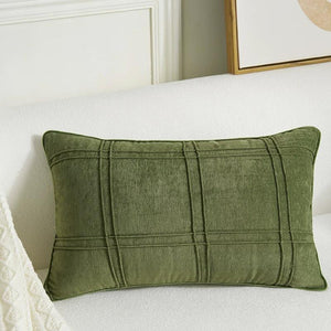 Oasis Green Palm Lumbar Cushion Cover Set - Staunton and Henry