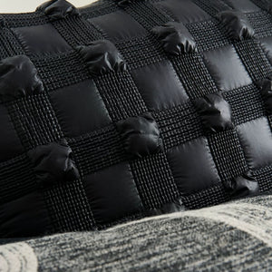 Monroe Black and White Geometric Cushion Cover - Staunton and Henry