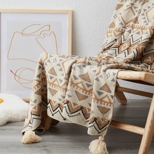 Arlo Bohemian Geometric Throw Blanket - Staunton and Henry