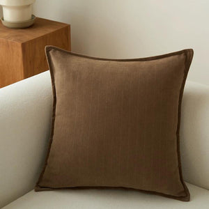 Orient Beige & Cream Chenille Jacquard Cushion Cover Set - Staunton and Henry