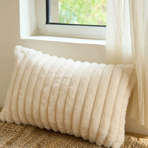 Barrow Textured Warm Beige Cushion Cover Set