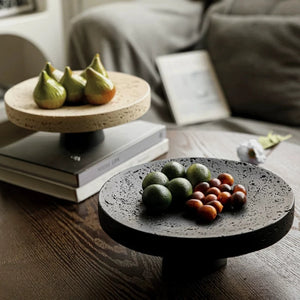 Kyoto Decorative Wabi-Sabi Pedestal Bowl