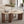 Nuevo Travertine and Wood Wabi-Sabi Coffee Table - Staunton and Henry