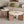 Nuevo Travertine and Wood Wabi-Sabi Coffee Table - Staunton and Henry