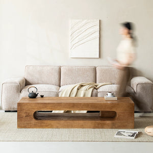 Aki Solid Wood Wab-Sabi Coffee Table - Staunton and Henry
