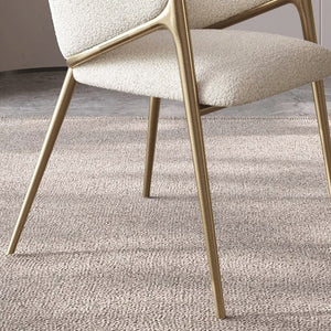 Carrie Curved and Boucl√© Dining Chair - Staunton and Henry