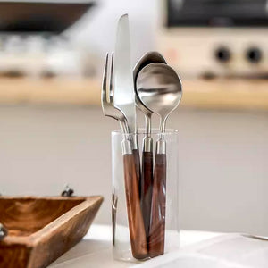 Walnut Wood Cutlery Set - Staunton and Henry