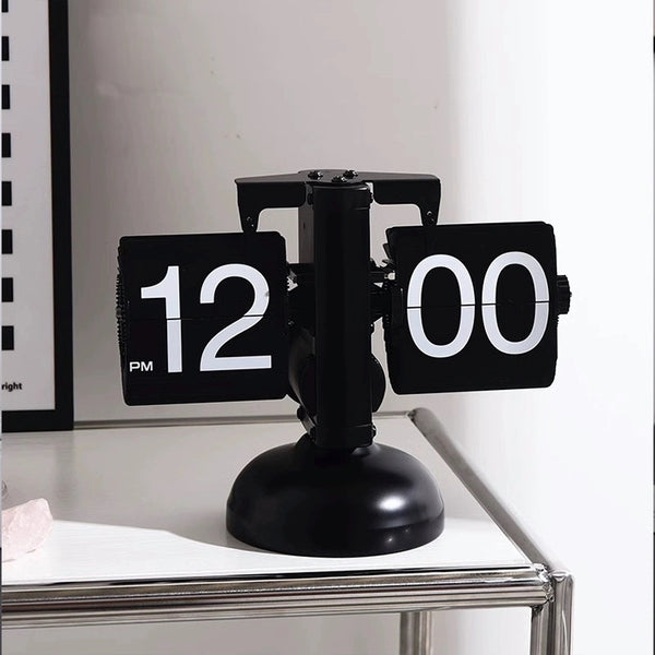 Retro Digital Stainless Steel Flip Down Clock - Staunton and Henry