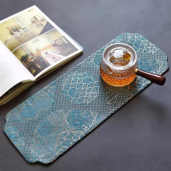Oriental Jacquard Silk Placemats - Staunton and Henry