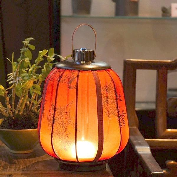 LED Battery Modern Chinese Lantern - Staunton and Henry