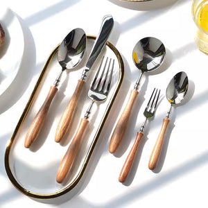 Rosewood Handle Cutlery Set - Staunton and Henry