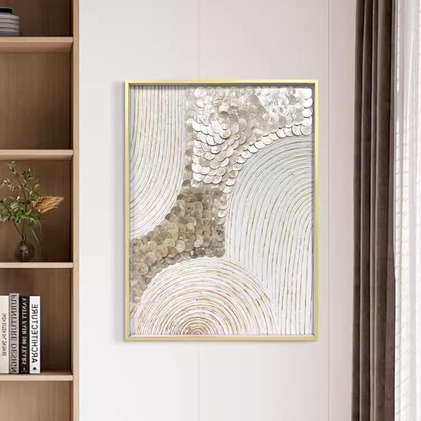 Textured Mother of Pearl Wall Art - Staunton and Henry