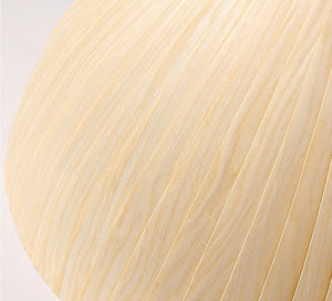 Oriental Wood Veneer Dining Room Pendant Light - Staunton and Henry