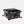 Load image into Gallery viewer, Kuro Black and Gray Embroidered Pouf - Staunton and Henry
