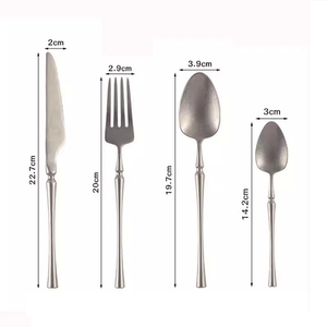 Vintage Bistro Satin Matte Finish Cutlery Set - Staunton and Henry