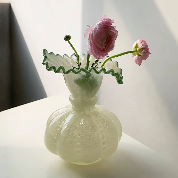 Whimsical Glass Pumpkin Vase - Staunton and Henry