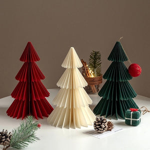 Foldable Honeycomb Paper Christmas Trees - Staunton and Henry