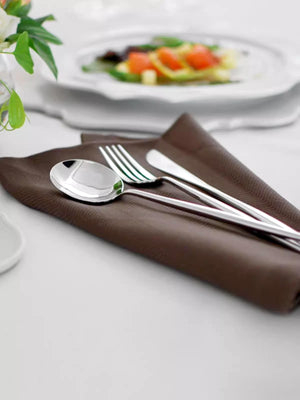 Slimline Modern Stainless Steel Cutlery Set - Staunton and Henry