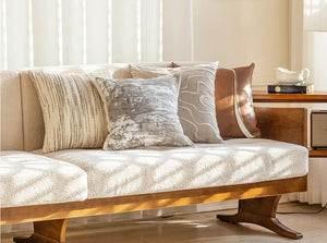 Japanese Cloud Beige Throw Cushion Set - Staunton and Henry