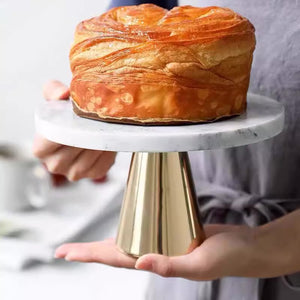 Footed Marble Cake Stand and Dome - Staunton and Henry