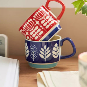 Retro Modern Dutch Coffee Mug - Set of 4 - Staunton and Henry