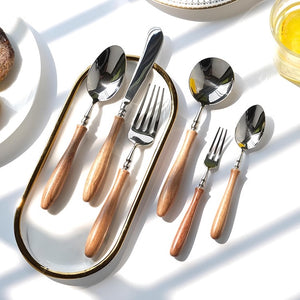 Rosewood Handle Cutlery Set - Staunton and Henry