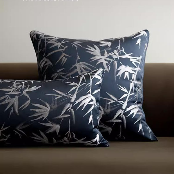 Bamboo Print Throw Cushion - Staunton and Henry