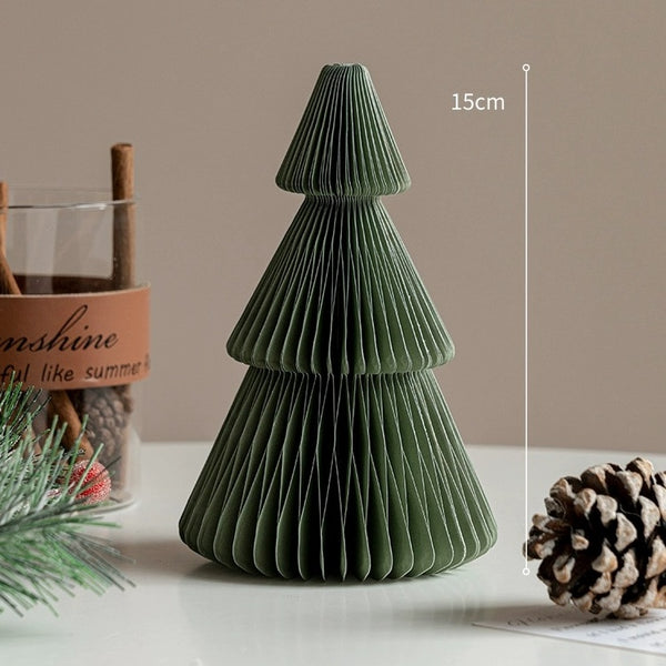 Foldable Honeycomb Paper Christmas Trees - Staunton and Henry