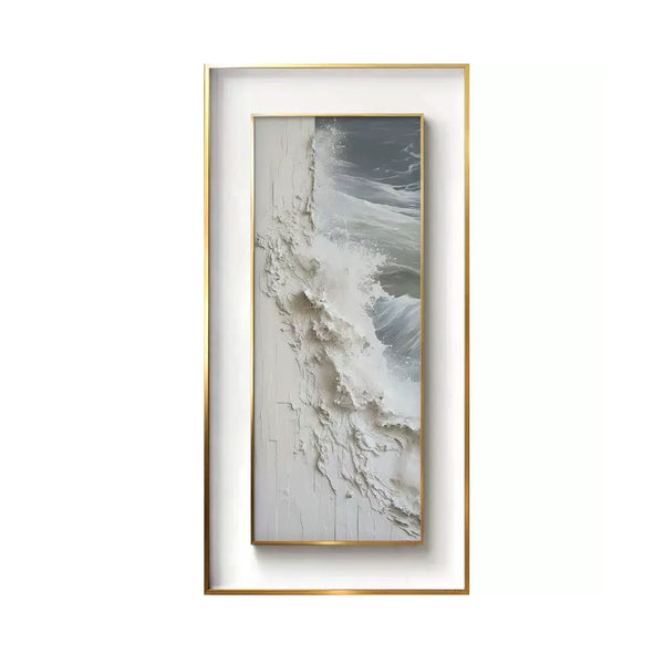 Double Framed Abstract Waves in the Sea Wall Art - Staunton and Henry