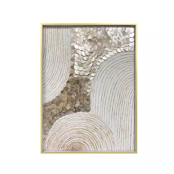 Textured Mother of Pearl Wall Art - Staunton and Henry