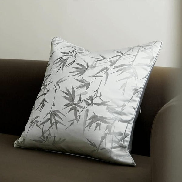 Bamboo Print Throw Cushion - Staunton and Henry