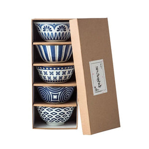 Kaito Retro Japanese Rice Bowl Set - Staunton and Henry