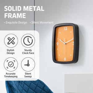 Jetson Retro Rectangular Wall Clock