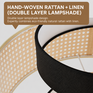 Kyoto Rattan Japanese Pendant Light - Staunton and Henry