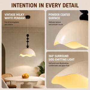 Lumière White Wabi Pendant Light - Staunton and Henry