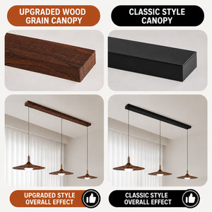 Orbit Mid Century Modern Walnut Pendant Light - Staunton and Henry