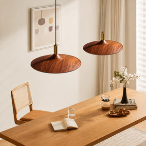 Orbit Mid Century Modern Walnut Pendant Light - Staunton and Henry