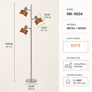 Hudson Mid Century Modern Floor Lamp - Staunton and Henry