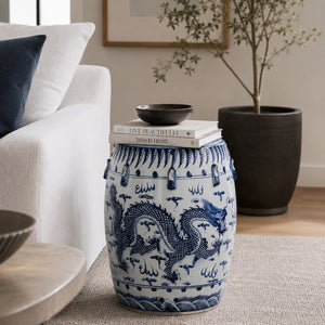 Ming Imperial Ceramic Garden Stool - Staunton and Henry