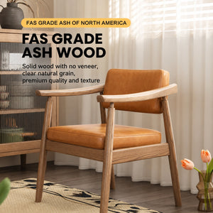 Asher Solid Wood Dining Chair - Staunton and Henry