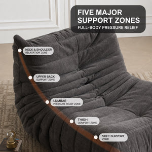 Lumiere Caterpillar Lounge Chair - Staunton and Henry