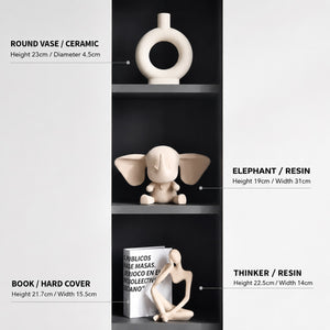 Nuevo Wabi-Sabi Sculptural Ornament Set - Staunton and Henry