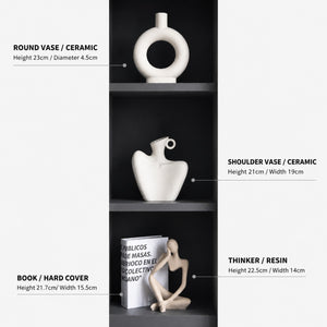 Nuevo Wabi-Sabi Sculptural Ornament Set - Staunton and Henry