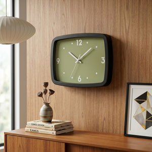 Jetson Retro Rectangular Wall Clock