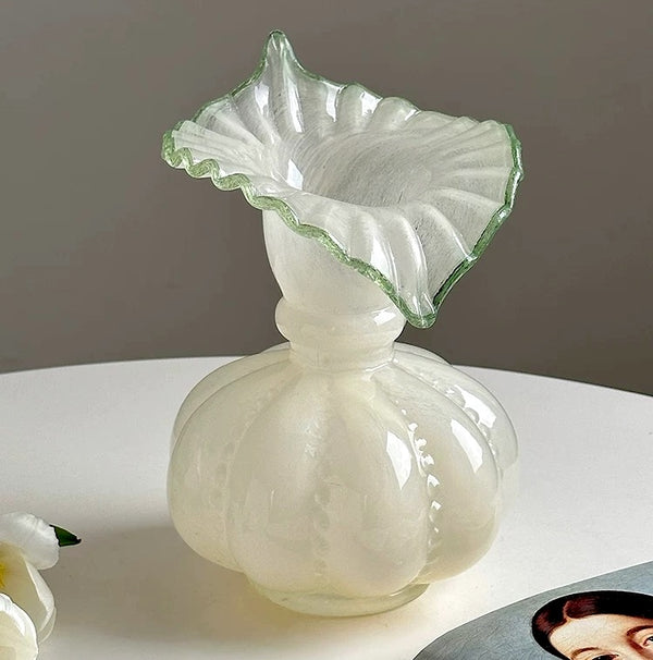 Whimsical Glass Pumpkin Vase - Staunton and Henry