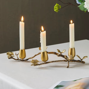 Brass Butterfly Candlestick Holders - Staunton and Henry