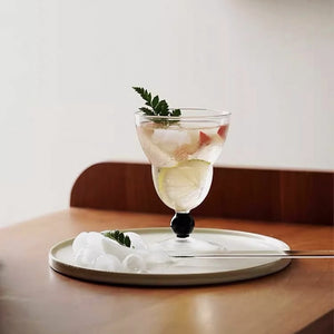 Swirl Ribbed Glass Dessert Glasses - Staunton and Henry