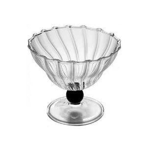 Swirl Ribbed Glass Dessert Glasses - Staunton and Henry