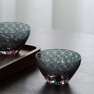 Edo Kiriko Sake Glasses - Staunton and Henry