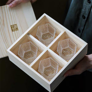 Tsugaru Hexagon Sake Glass Set - Staunton and Henry